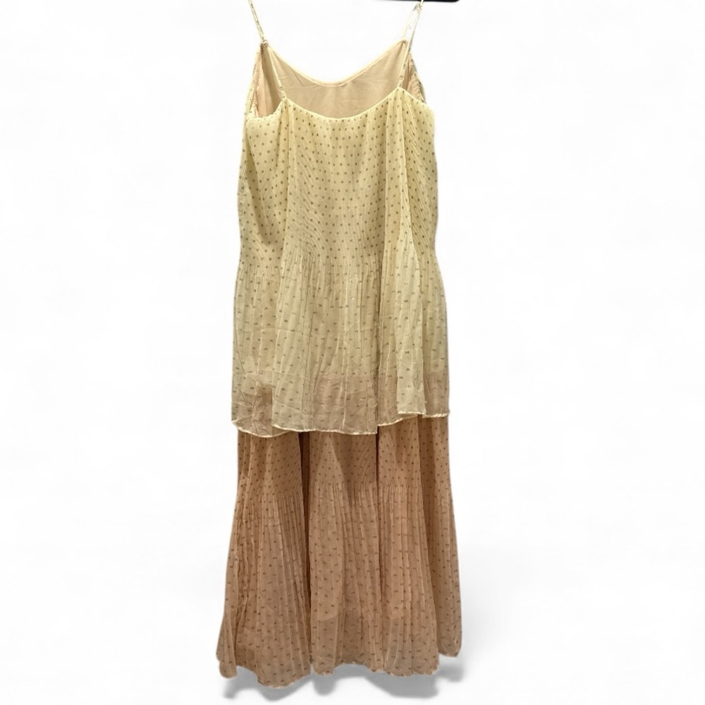 Zara Cream and Tan Dress